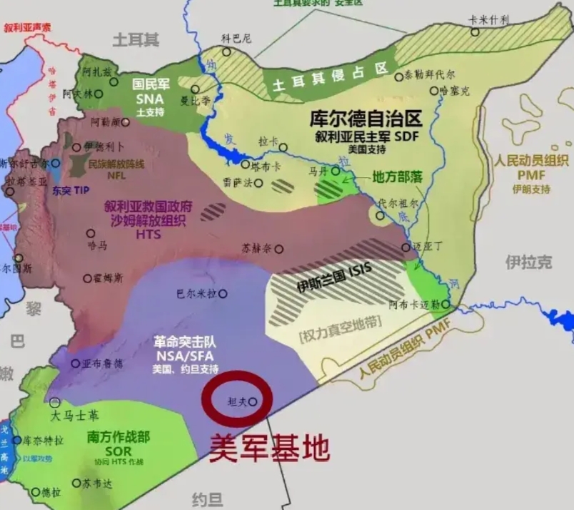 以1敌3？
叙利亚有多乱？
西海岸的塔尔图斯、拉塔基亚，以原阿萨德政府军老虎师官