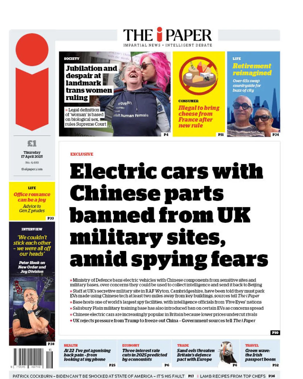 英国禁用中国零件电动车出入军事基地











天呐！英国竟然禁止中国