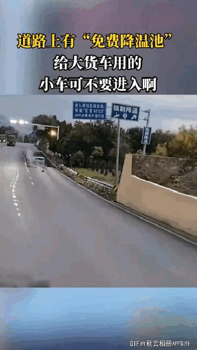 道路上有