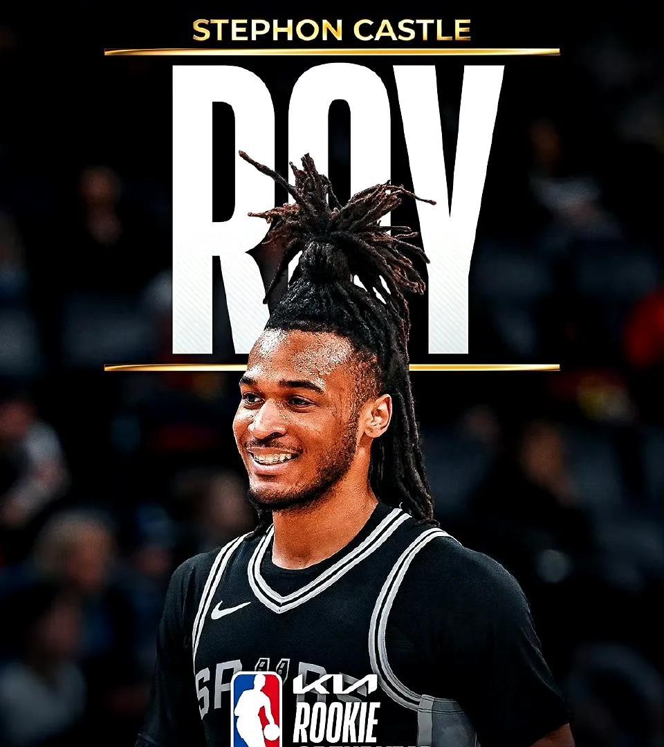 2024-25赛季最佳NBA新秀：马刺队后卫卡斯尔！