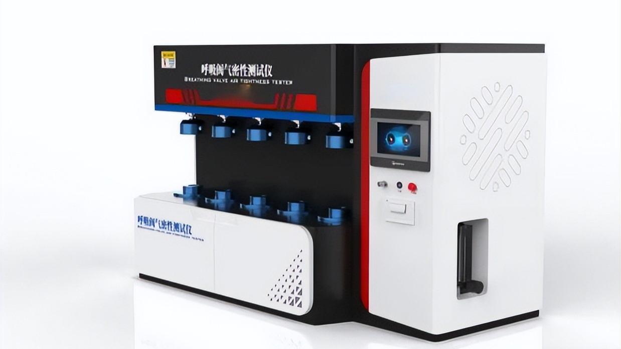 口罩呼吸阀气密性测试仪-五工位 ‌GB 2626-2019 提供检测方案-傲颖