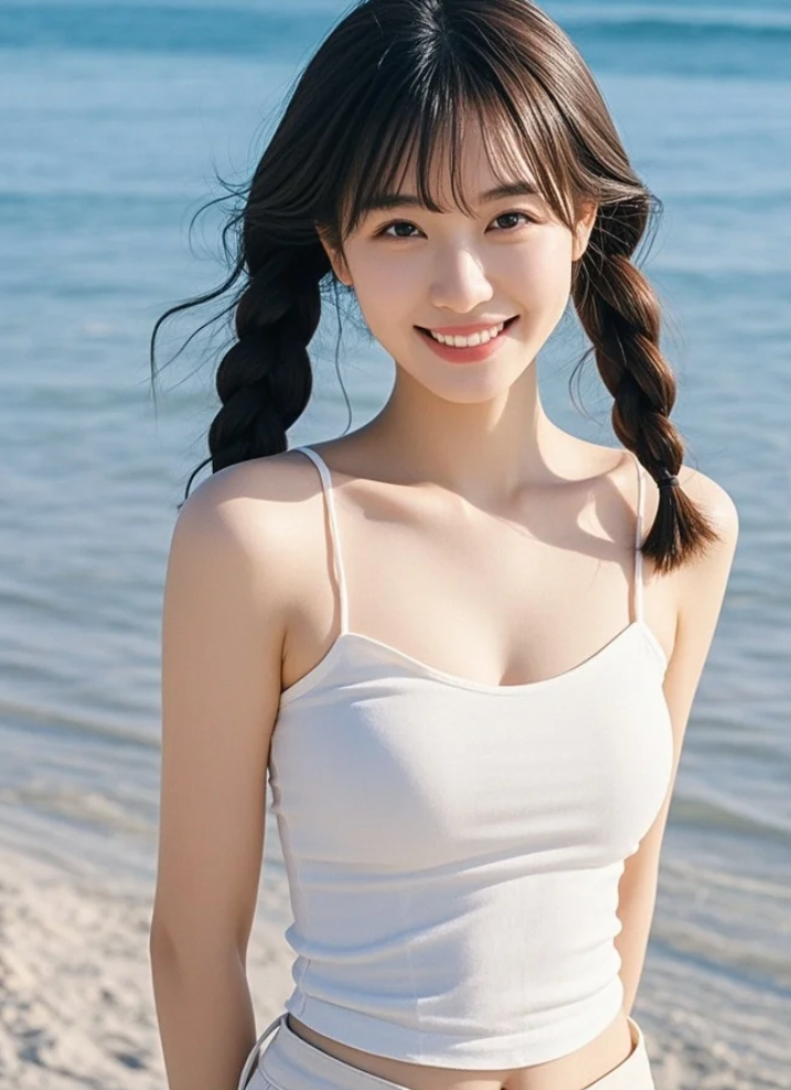没有滤镜也能拍出大片的感觉，因为她本身就是主角。