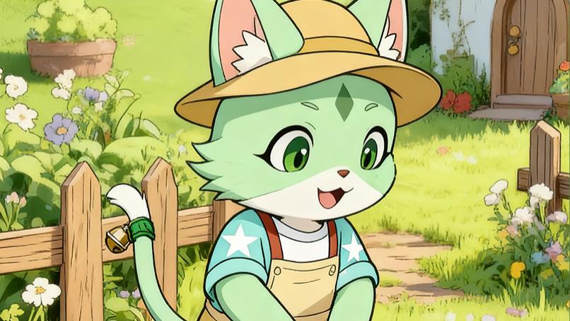 夏日田园治愈｜福运猫森泽的翻土小日常