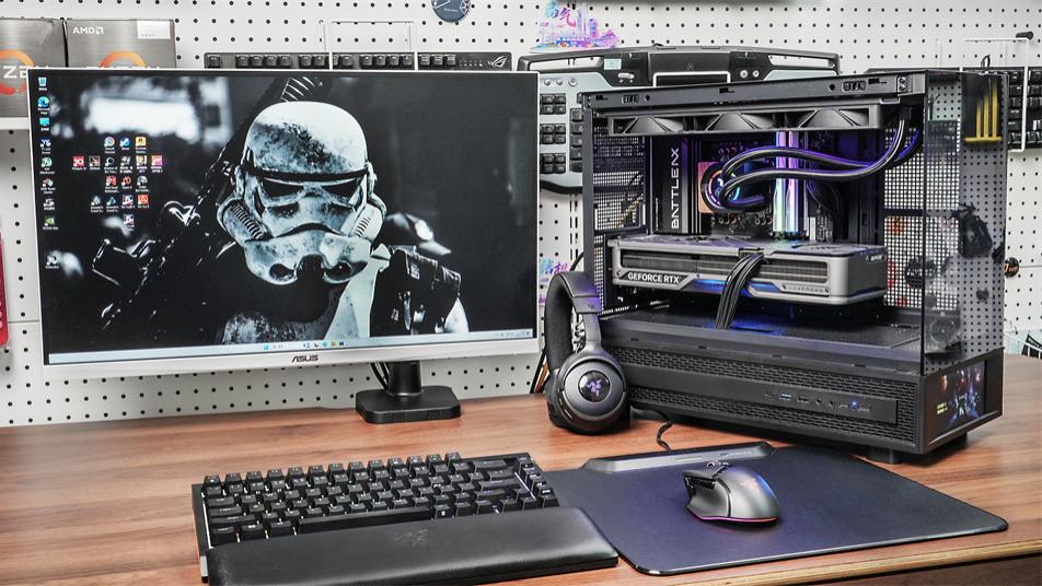 自带6英寸LCD屏的机箱——Tt钢影·透S-M Pro+9700X+七彩虹战斧B850M超级黑刃+i