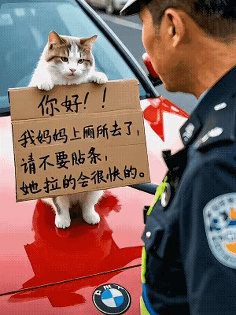 小猫咪态度太诚恳了，贴还是不贴呢