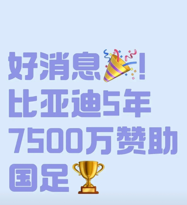 比亚迪赞助国脚留洋！
比亚迪赞助国字号球队！
比亚迪赞助中国足球小将！
比亚迪赞