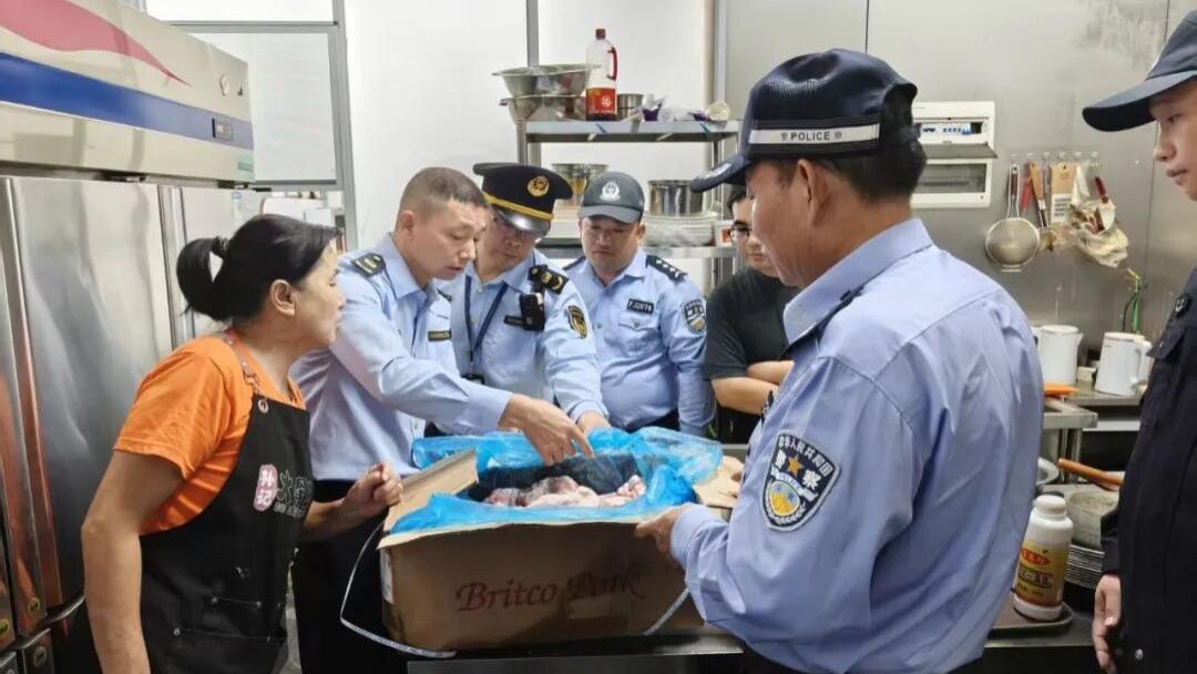三亚市崖州区多部门联动开展肉制品专项整治，16家餐饮单位被责令整改
