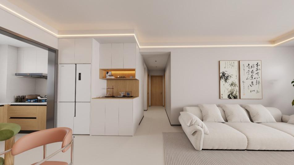 设计作品｜龙湖天璞 128㎡，原木风怎么装得高级又治愈？