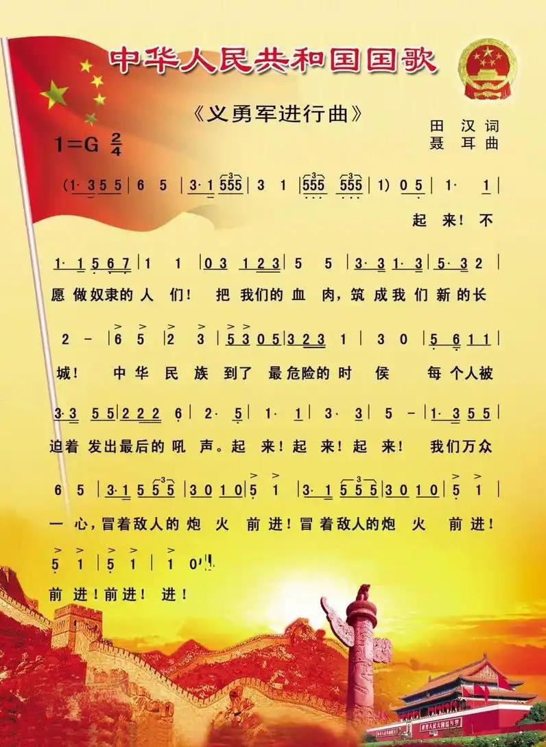 中国人真是太难了，我们竟然一直都没有从战争状态中走出来！
看看我们的国歌《义勇军