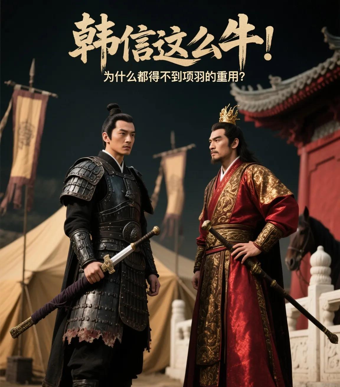 韩信这么牛，为什么都得不到项羽的重用？
那年寒冬，执戟郎韩信走出楚军大营。
项羽
