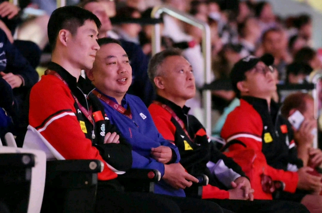 王励勤和刘国梁都去多哈看孙颖莎比赛了？