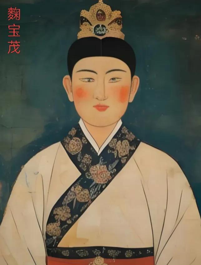 麴宝茂，是高昌国麴氏王朝的第四位君主，他在位期间实行分权维持稳定政策，通过让世子