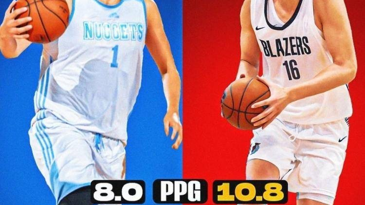 杨瀚森与约基奇夏联对比！小杨除篮板外全部占优美媒直呼两人神似