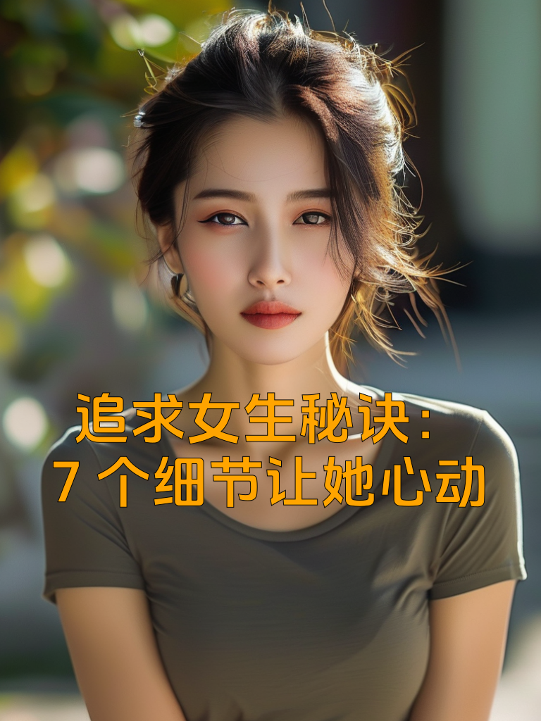 追求女生秘诀：7个细节让她心动