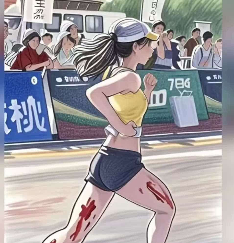 有个姑娘在跑马拉松的过程中，突然来了例假，腿上流红不止。如果你遇到这种情况，该怎