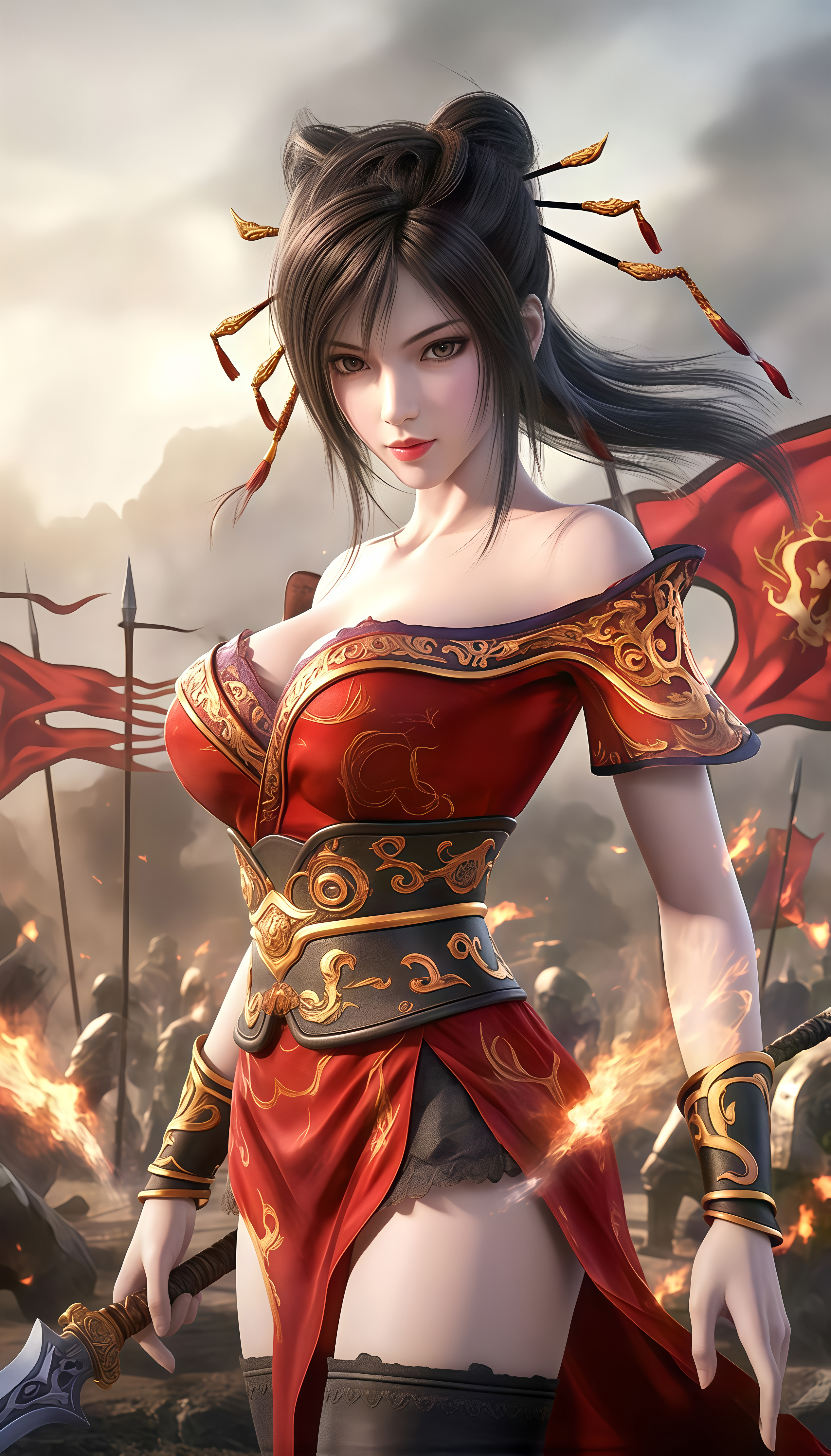 《秦时明月》国漫女神赤练壁纸：你们心心念念的她来了！