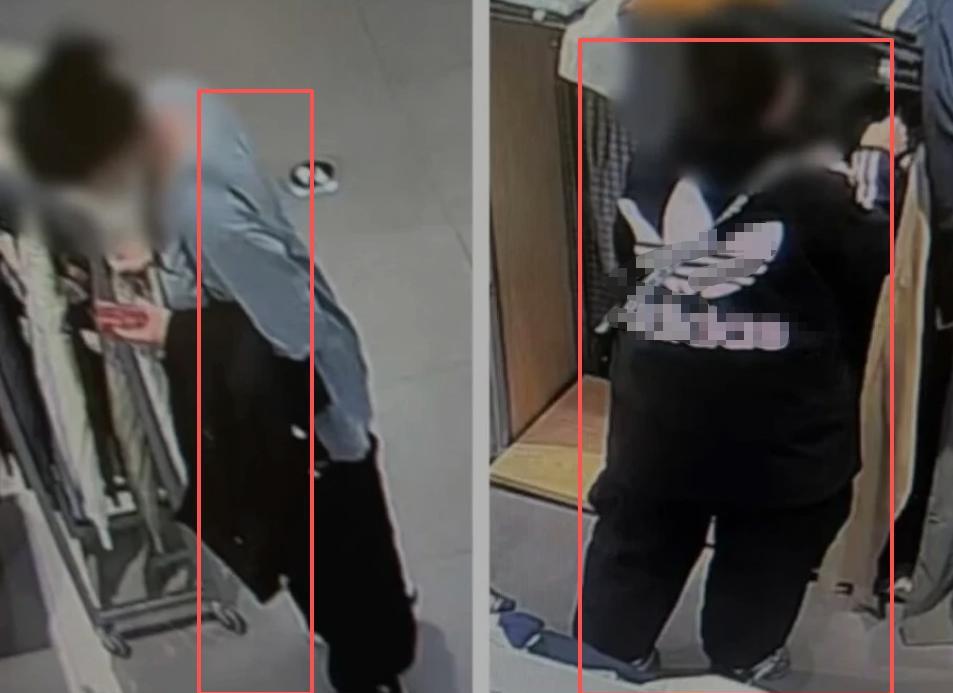 上海，一名纤瘦的女子走进服装店买衣服，走进试衣间之后，再次出来就变成一个女胖子了