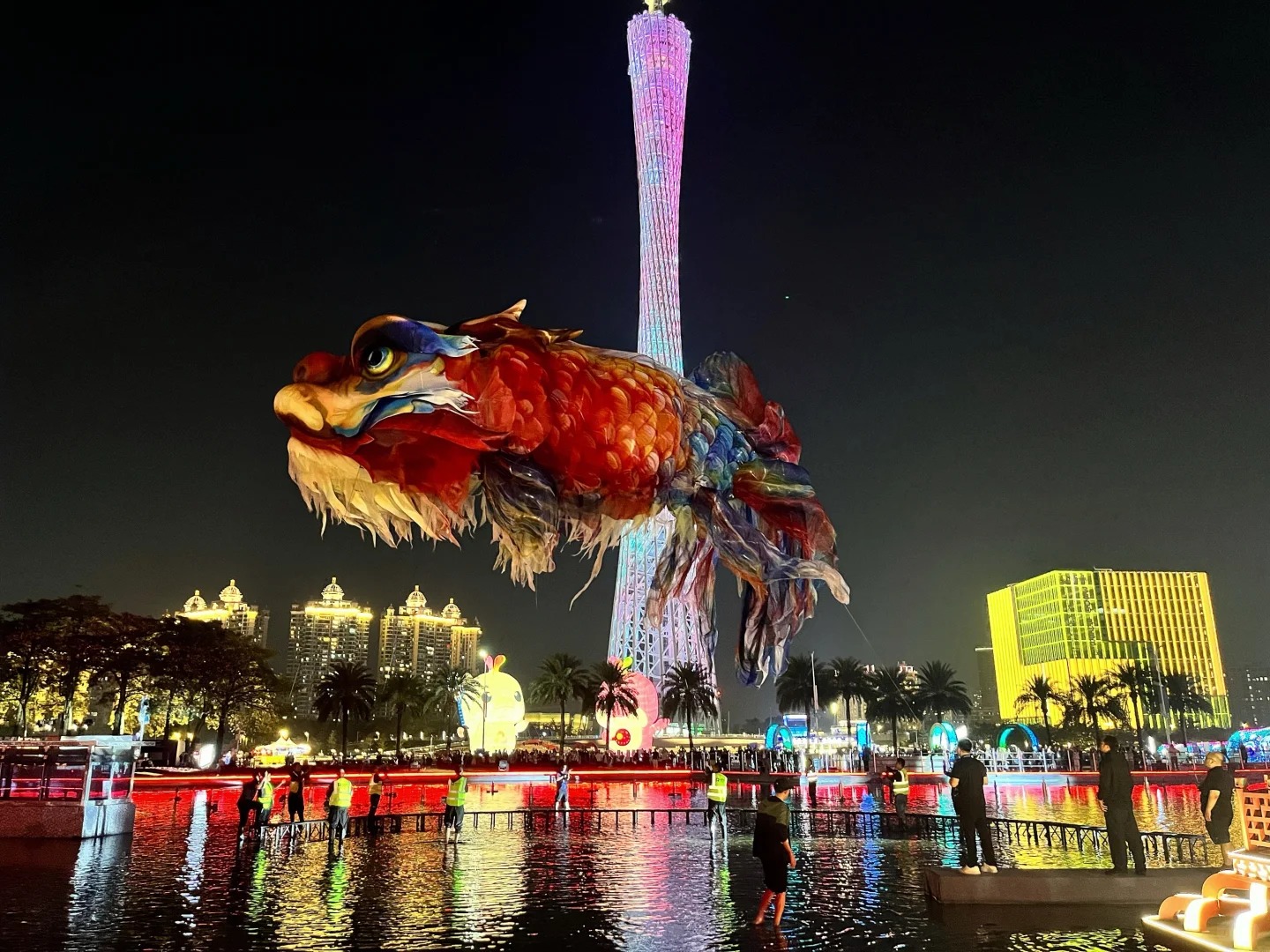 全运到海心沙～鳌鱼继续营业～