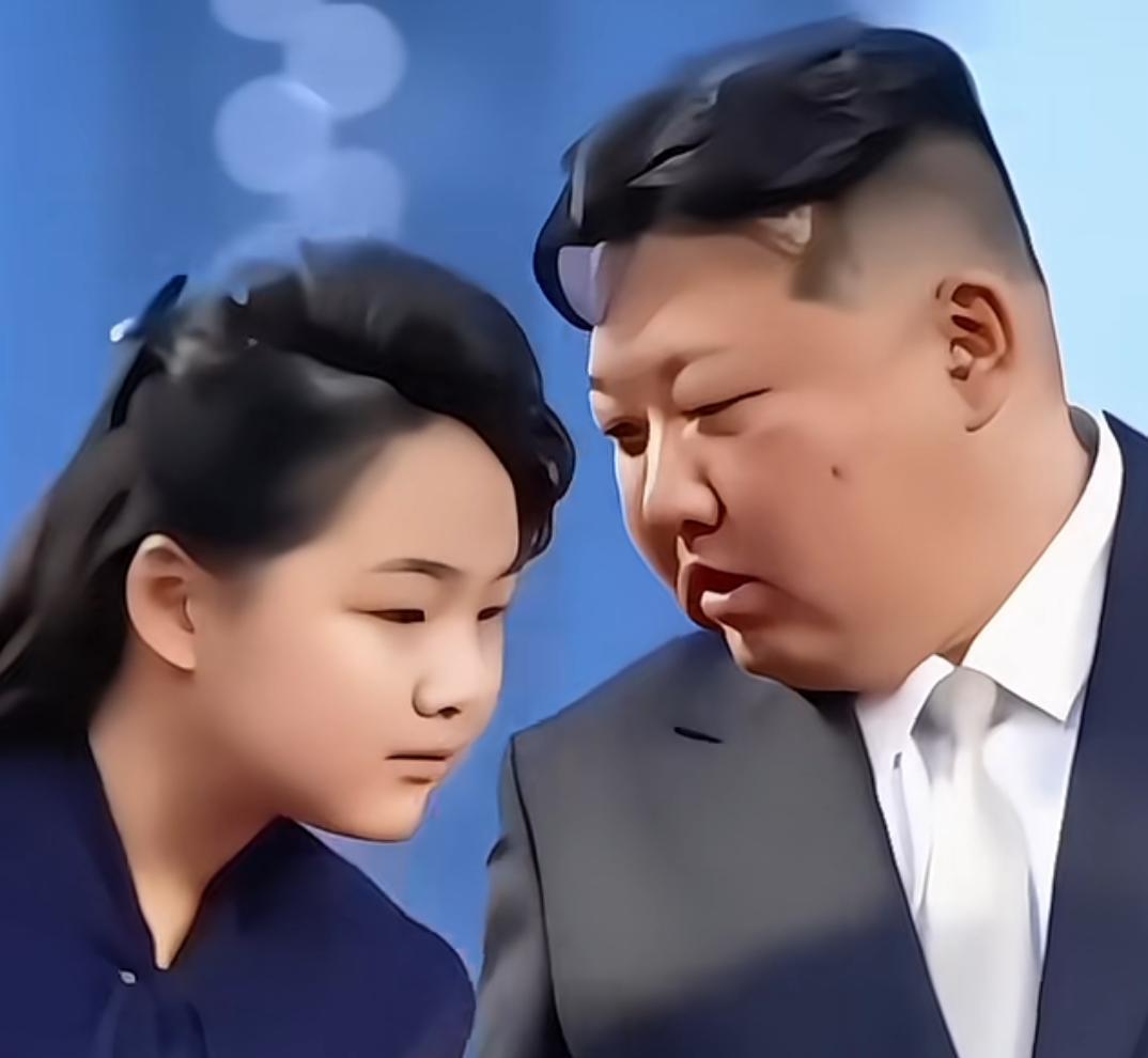 金正恩爱女金主爱，真是如今世界上最为耀眼公主，无论金正恩去哪里都有她陪同前往！