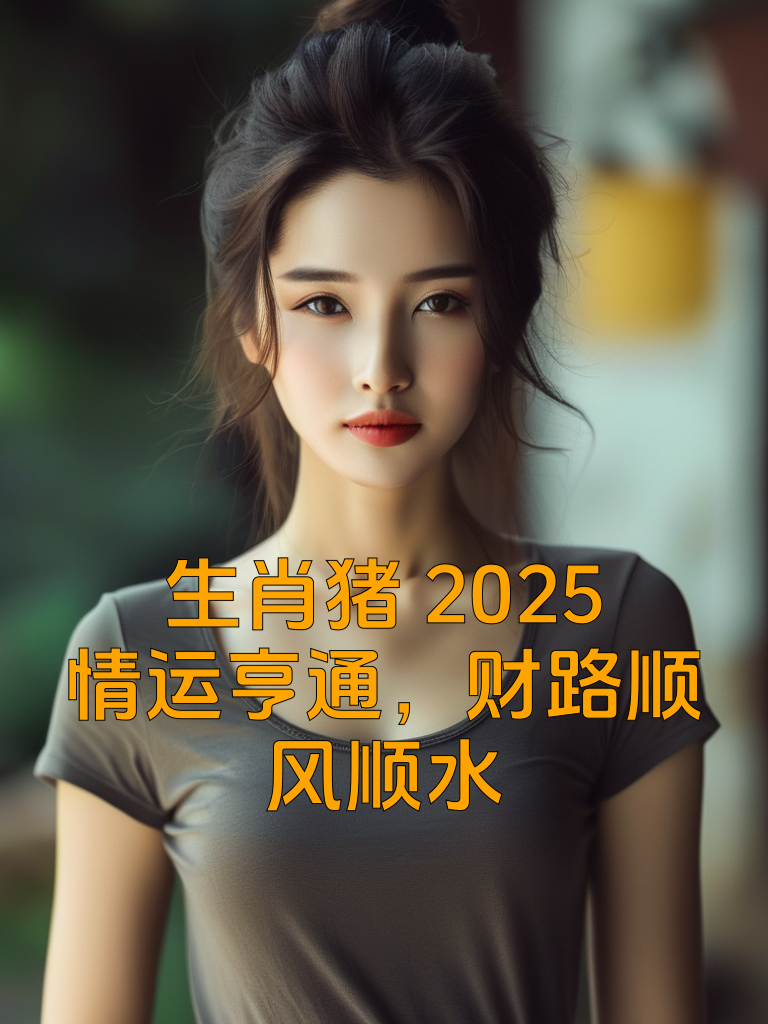 生肖猪2025：情运亨通，财路顺风顺水