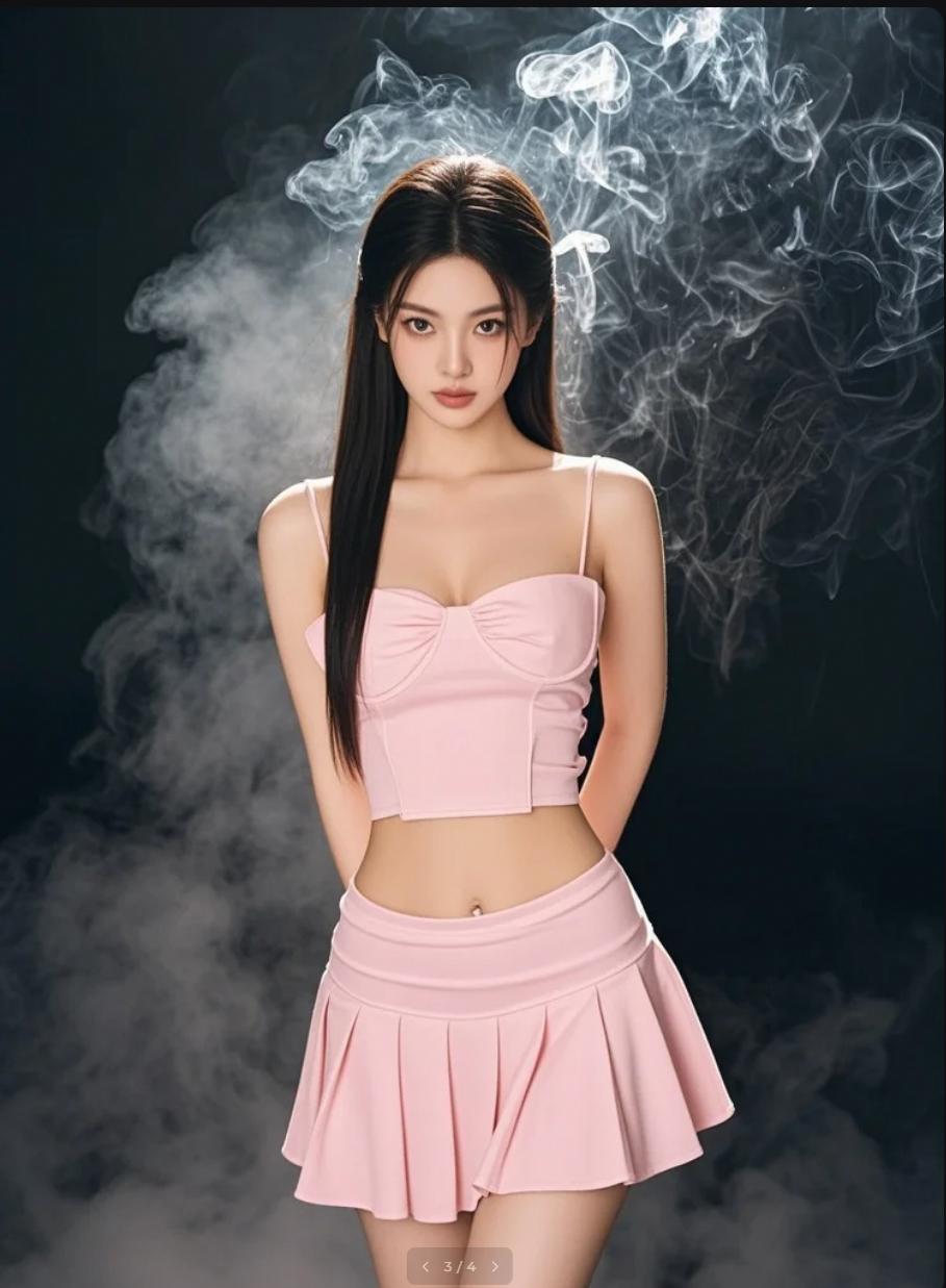 她的存在让粉色多了一份从容与自信