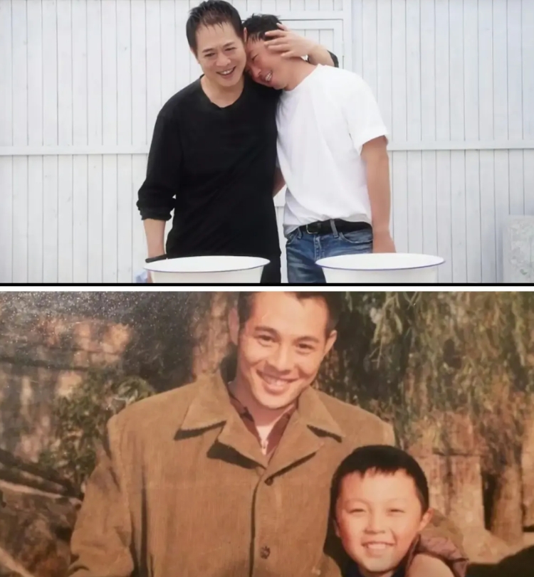 李连杰和谢苗这对父子可太会整活了，时隔数年这波回忆杀一下子联动了两部电影。
也难