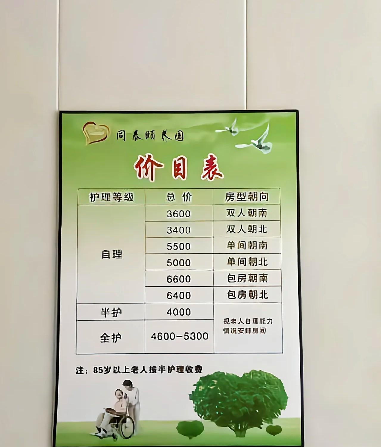 很多虚逼的家长父母都说老了不靠儿女养老，我们有养老院那，可到了养老院一看这个价目