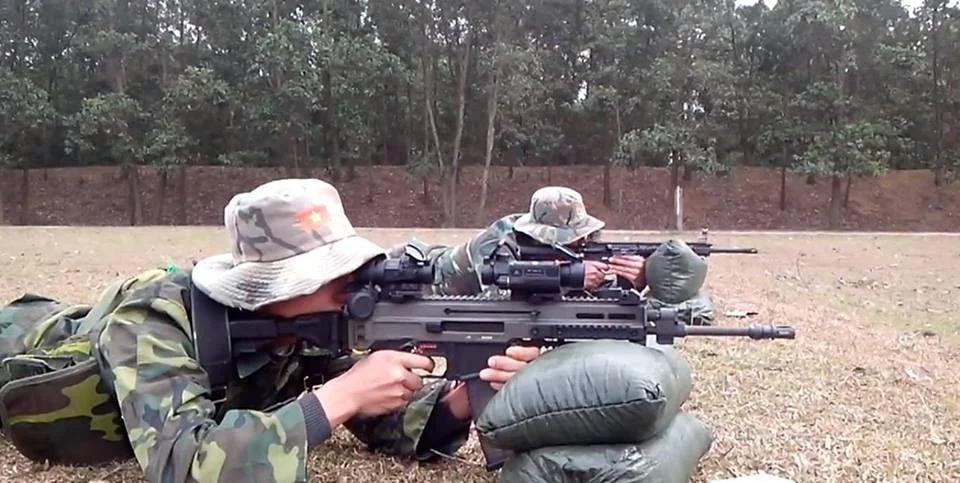 越南国家射击队的捷克cz805步枪