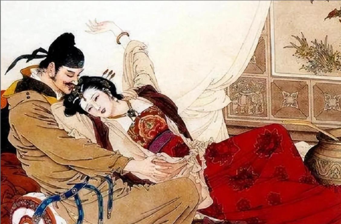 公元665年，武则天身怀六甲，去找李治的时候，竟发现亲姐姐武顺躺在李治怀中，两人