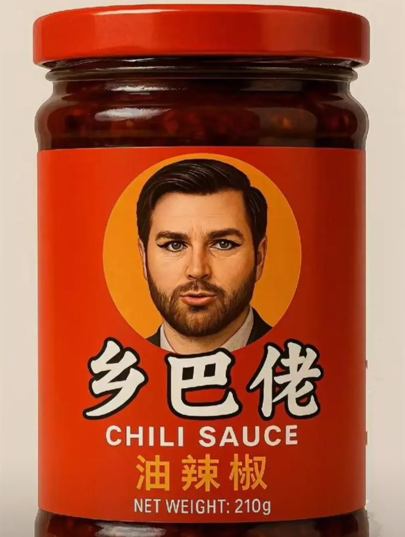 乡巴佬牌油辣椒将成为中外驰名商标！
老美某政客开口就将东大十四亿人骂成“乡巴佬”