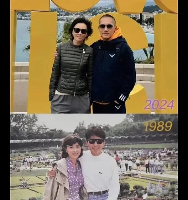 不管真心还是假意，
梁朝伟刘嘉玲已经是娱乐圈最长久的夫妻。
从1988年到202