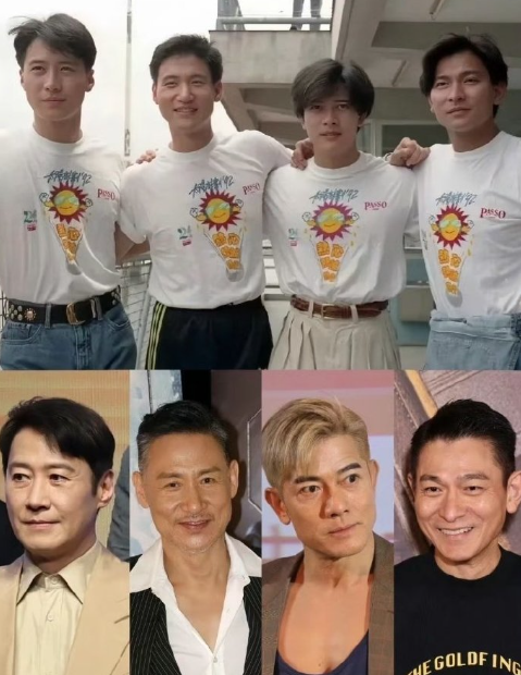 郭富城问吴镇宇用卡体验，像极了班里前三名交流保送心得，只有黎明还在备战明年高考。