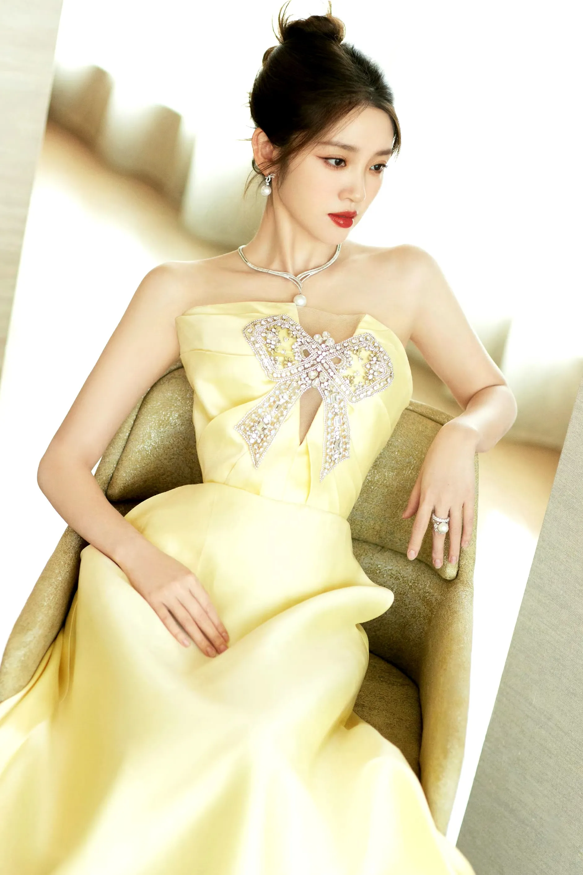 甜美小仙女的穿搭唐艺昕