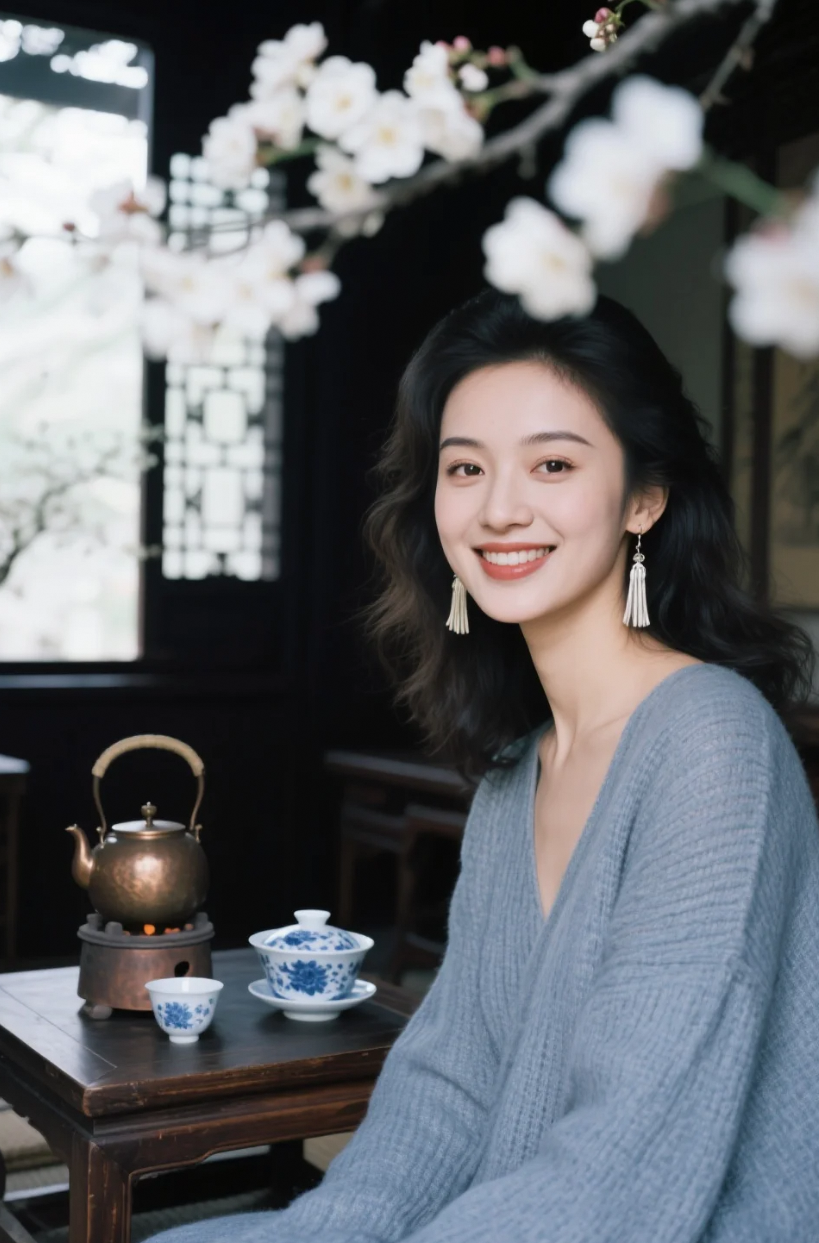 她的存在，让“围炉煮茶”不再只是网红梗
