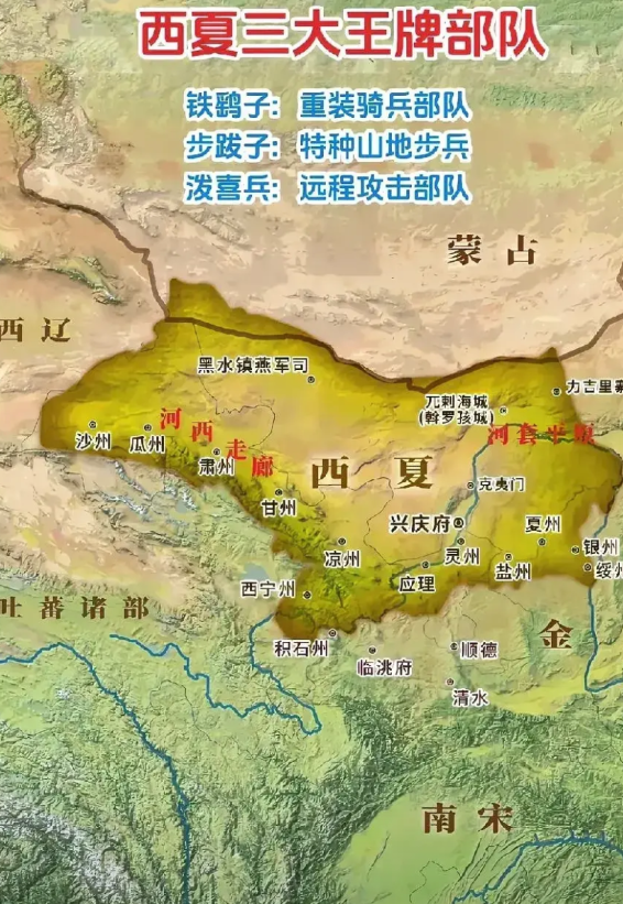 西夏这样一个地处偏僻的小国，为何能在诸多列强之下屹立不倒？
西夏的国土面积狭小，