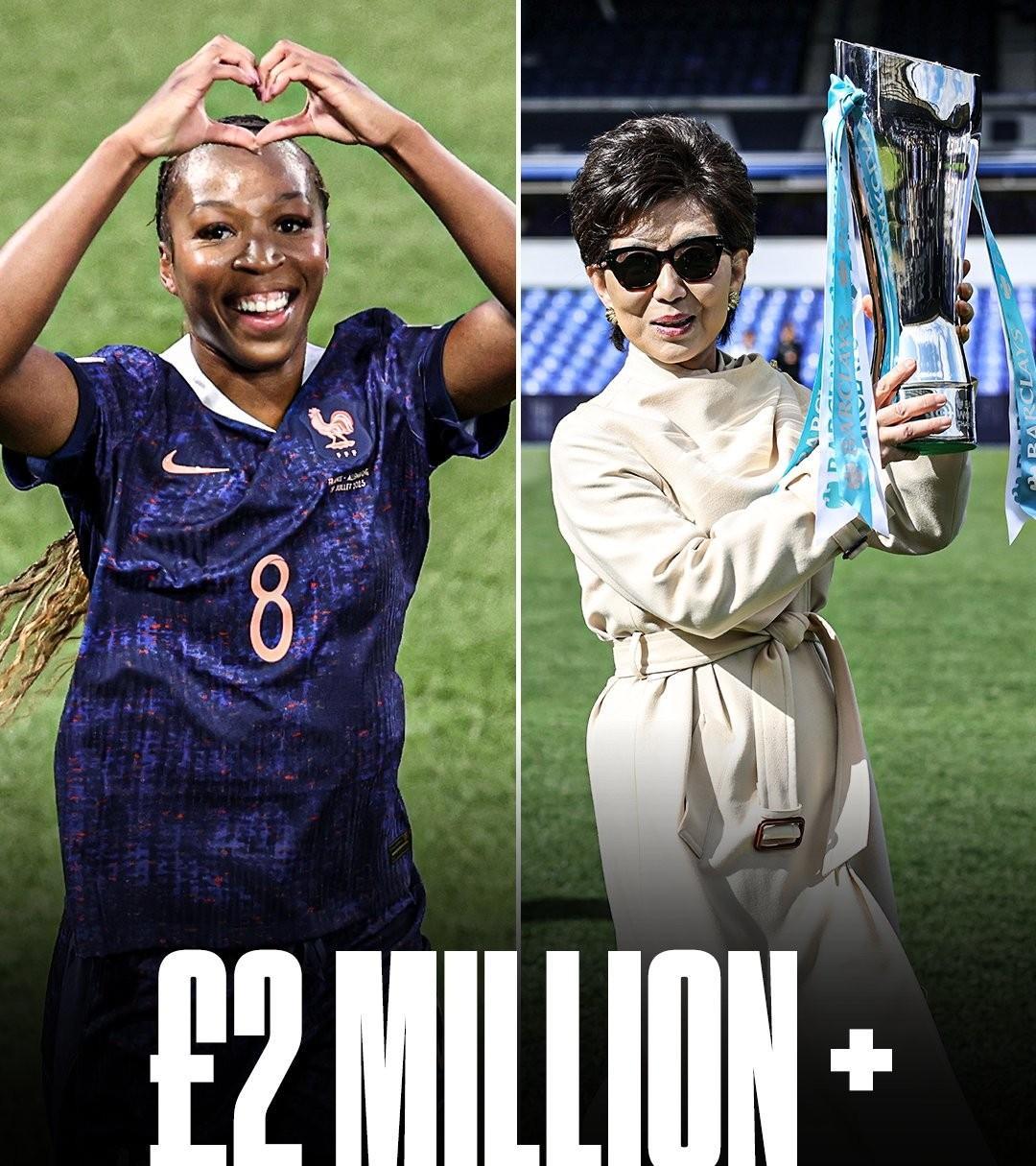 女足中的大巴黎，英超女足升班马豪掷143万英镑打破女足历史转会费记录！
在本赛季