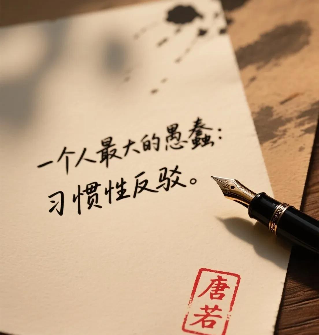 习惯性反驳，是一个人最大的愚蠢
常有人说：“我这个人就是性子直，想到什么说什么。