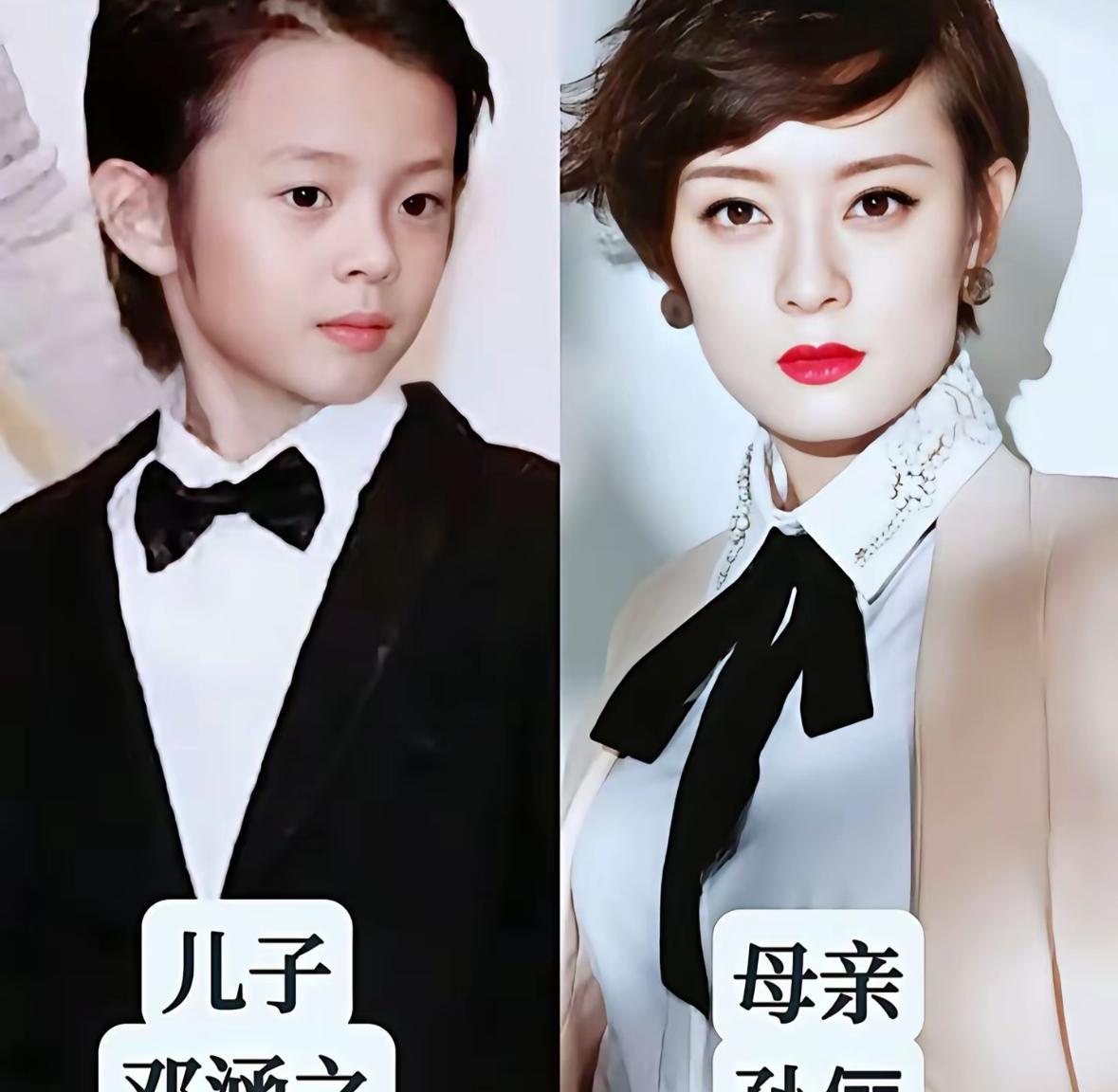 娱乐圈13对明星母子颜值大赏！
妈妈们颜值能打，
萌娃也遗传了优越基因，
眉眼间