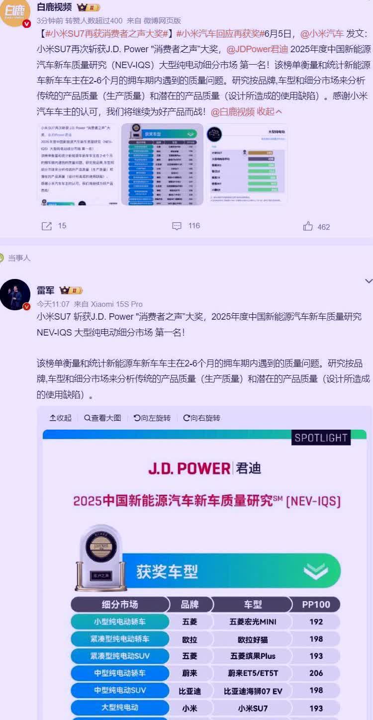 这回是算是触碰到了雷军的逆鳞
说什么不好，偏要说小米SU7销量是靠流量和营销
