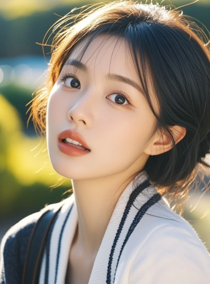 回眸一笑百媚生，倾城之姿醉人心