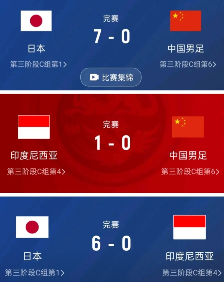 人家日本队本来打算抬着你中国队进附加赛的，狂揍印尼6-0，奈何你中国队不争气，你