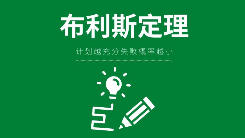 每天一个经典心理学-布利斯定理