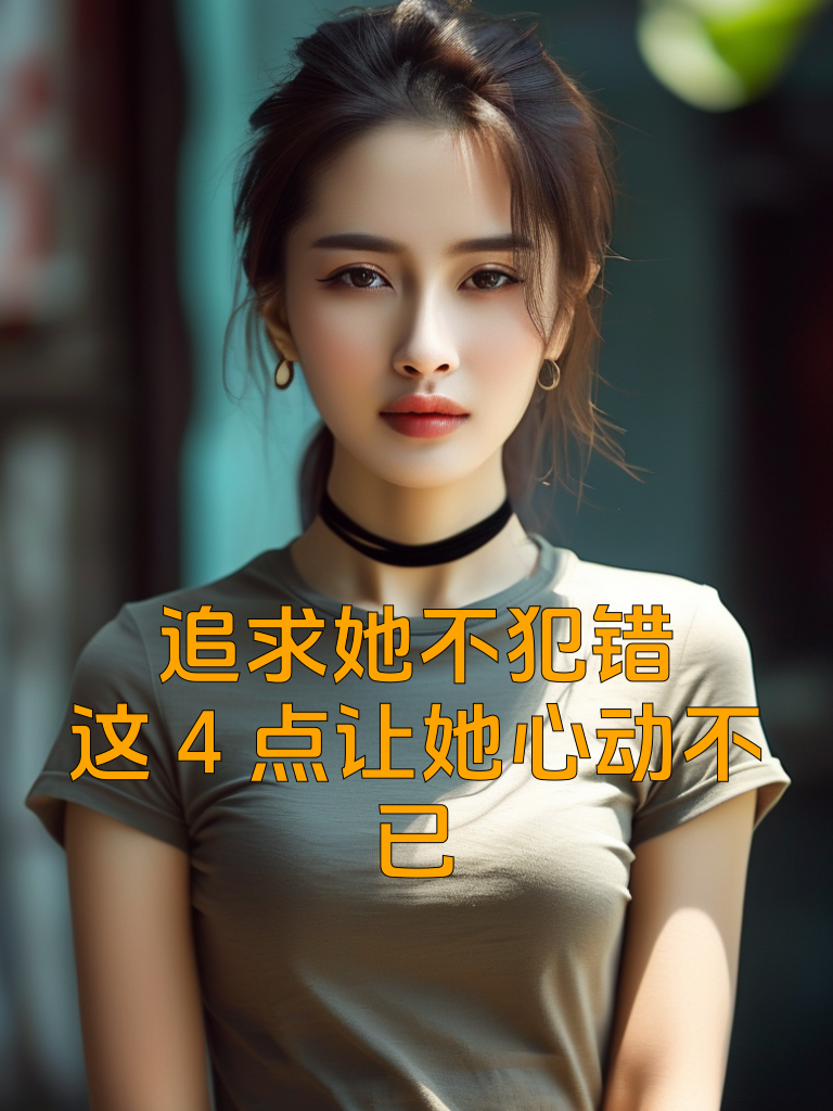 追求她不犯错，这4点让她心动不已