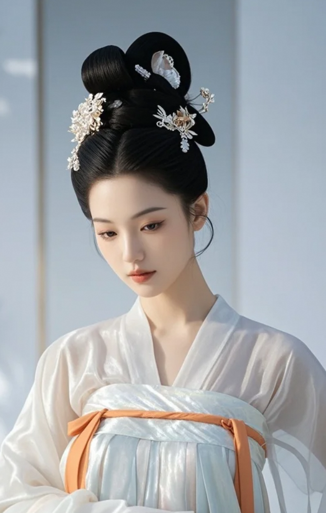 不是穿越，是汉服让她成了活的古画美人