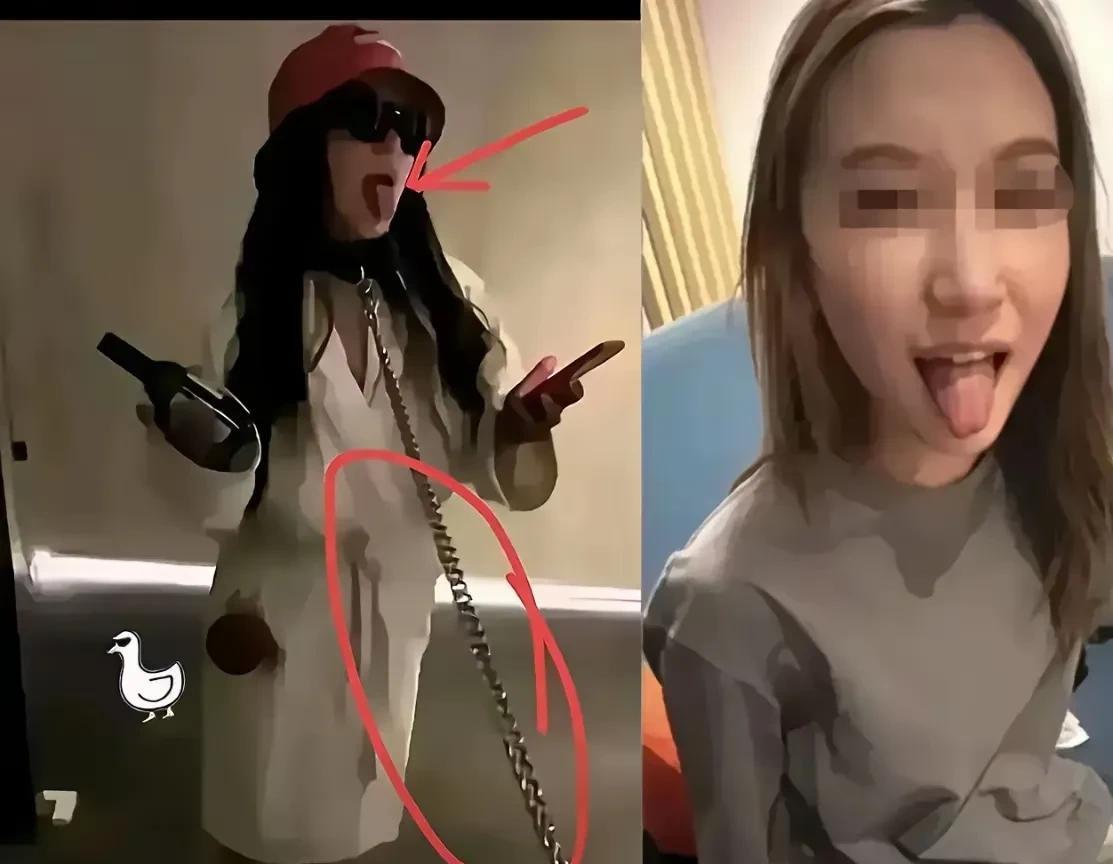 大连工业大学这个女的
戴着狗链子
被人牵着
简直猪狗不如
自己都不把自己当人
自