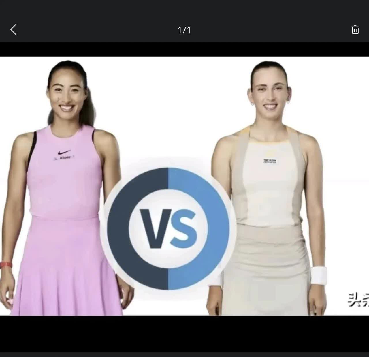 北京时间4月4日凌晨3点，WTA500查尔斯顿站第三轮女单1/8决赛，中国新星郑