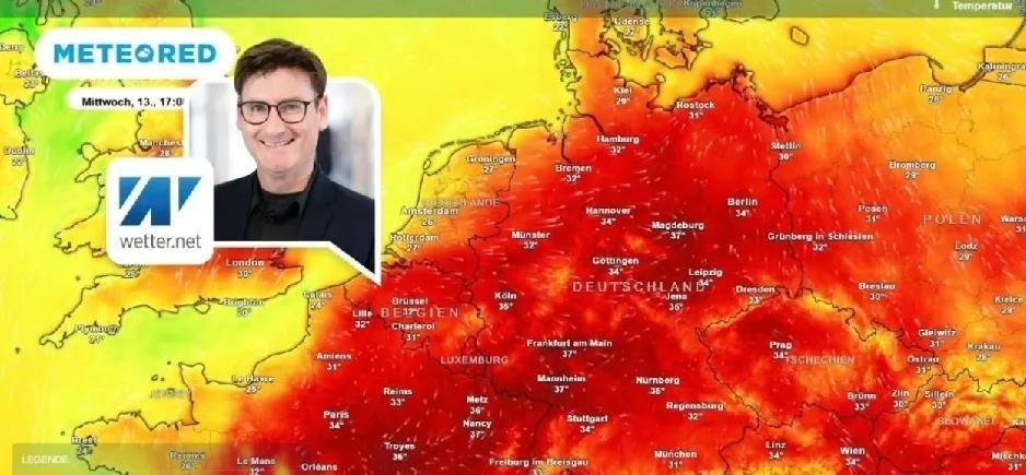 究竟是德国人还是华人说谎？
7月份以来，德国遭遇接近40摄氏度的天气，德国人说热