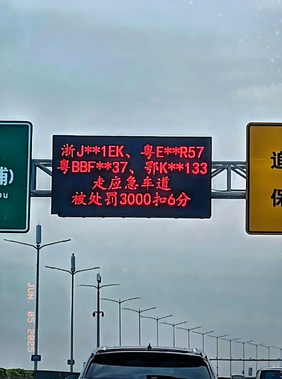 各位友友，你们认为这样的处罚是不是太严厉了？你们会支持吗？

这是一位车友在广东