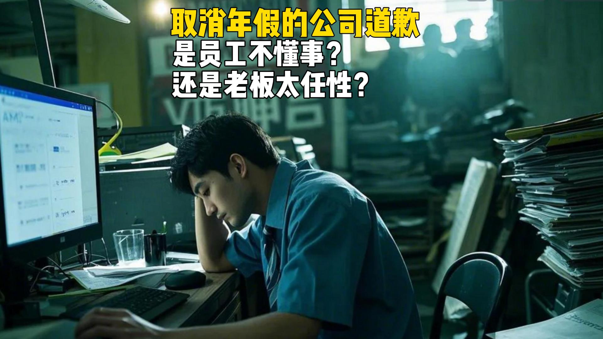 取消14天年假的公司道歉，是企业太任性，还是员工不懂事？