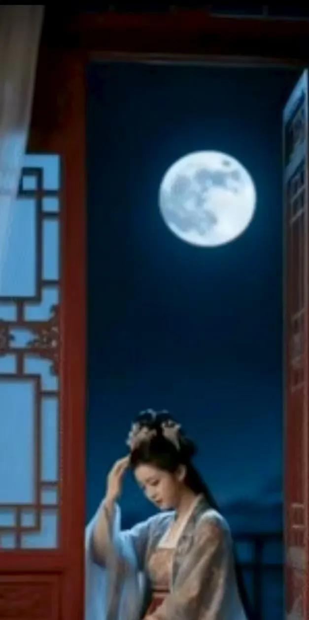 月夜相思
明月穿窗意未融，
离人对影梦成空。
清辉不解相思苦，
寄愿西窗烛影红。